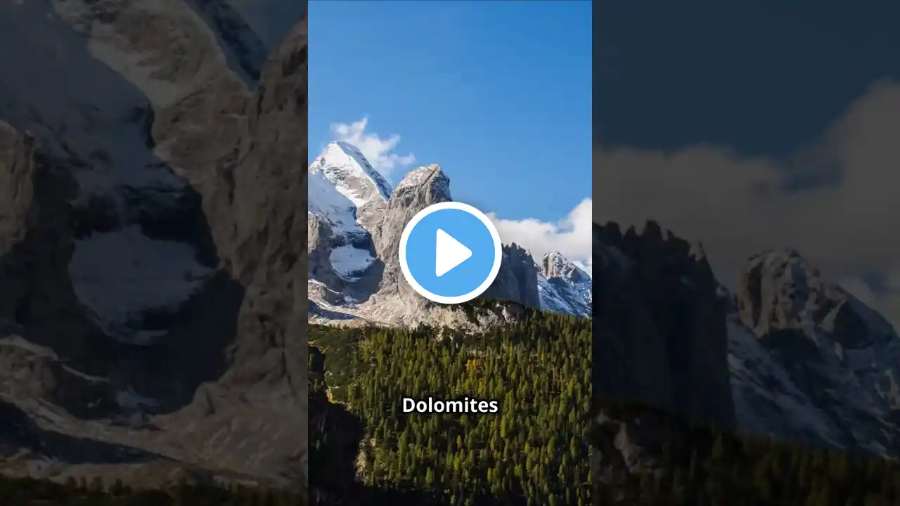 Discover the DOLOMITES 🇮🇹 : Winter Magic or Summer Splendor?  #shorts #dolomites #travel