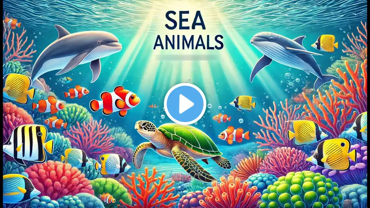 Discover the Wonderful World of Sea Animals – Names and Fun Facts! #