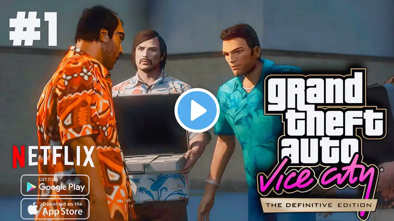 GTA Vice City Definitive Edition Gameplay Walkthrough Part 1 | Mobile Edition (Max Graphics)