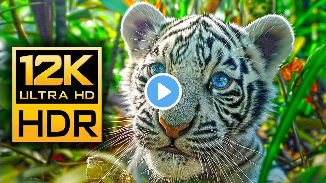 Incredible Wild Animals Life in Dolby Vision 12K HDR 120fps #Animals #BGM