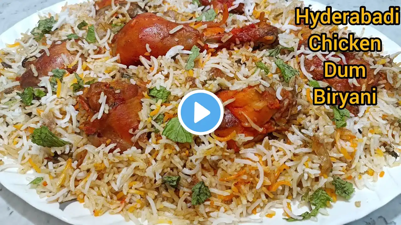 Hyderabadi Biryani Recipe  | hyderabadi chicken biryani