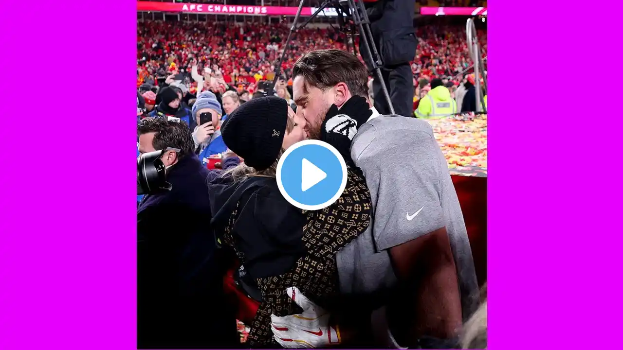 Taylor Swift Shows Love to Travis Kelce After Chiefs Win | Romantic Post-Game Celebration