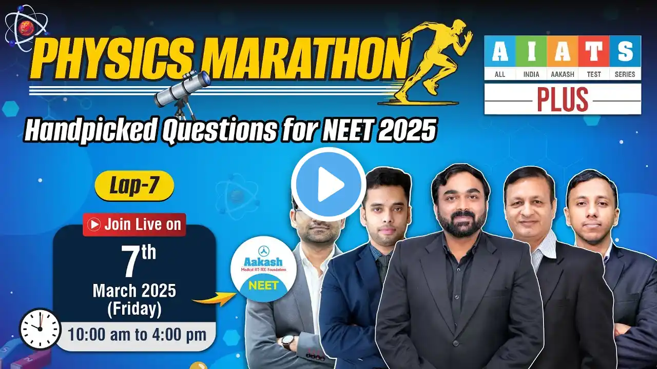 NEET-2025 Physics for AIATS PLUS - Personalized Learning Test Series | Slot 5