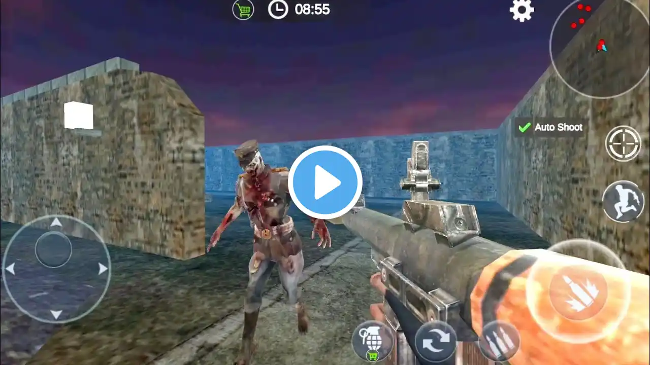 Zombie 3D Gun Shooter- Real Survival Warfare - Android Gameplay #17