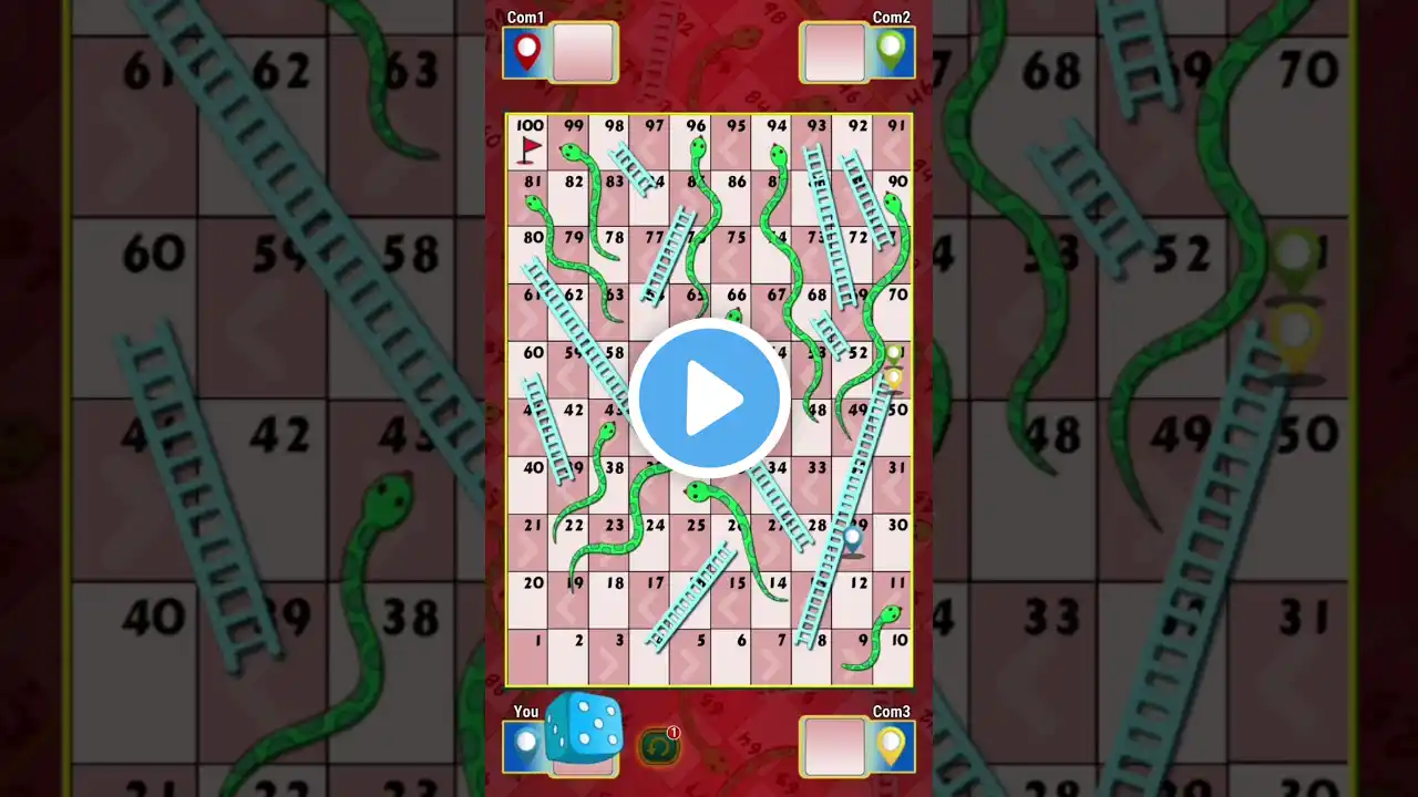 Ludo Snaks Game🎲 #short #shortsvideo #shortsfeed