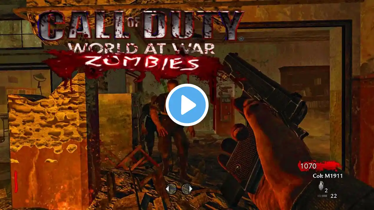 WORLD AT WAR ZOMBIES VERRUCKT GAMEPLAY IN 2024! (NO COMMENTARY)