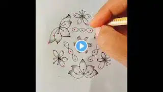 🌹small dots daily kolam🌺 |🌺 9×5 dot easy muggulu designs 🌼|🌼 simple rangoli designs with dots |