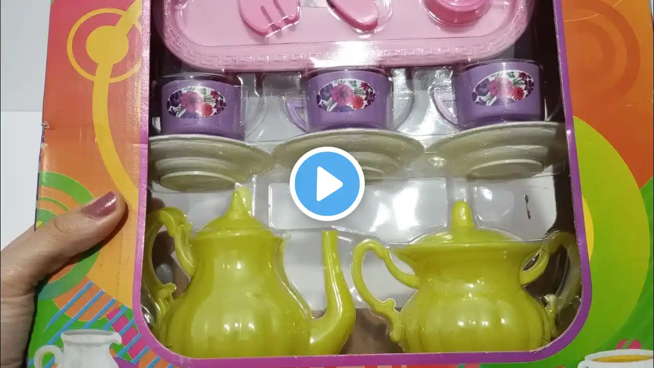 6.46 Minutes Satisfying With Unboxing Hello Kitty Kitchen Set | Cutee Tiny Mini ASMR kitchen set