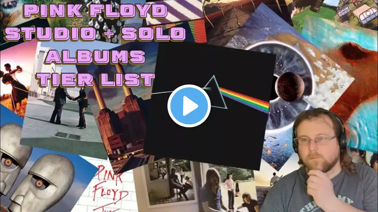 Pink Floyd Studio + Solo Albums Tier List