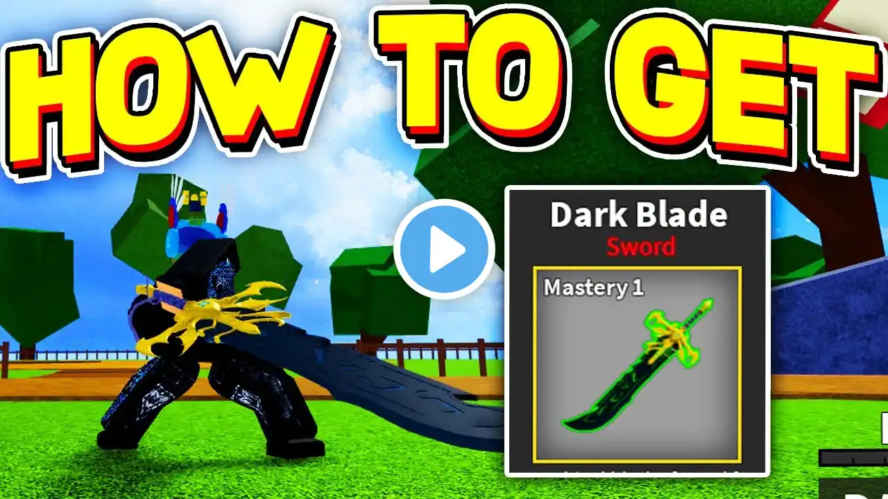 How To GET DARK BLADE in BLOX FRUITS RECREATION! ROBLOX