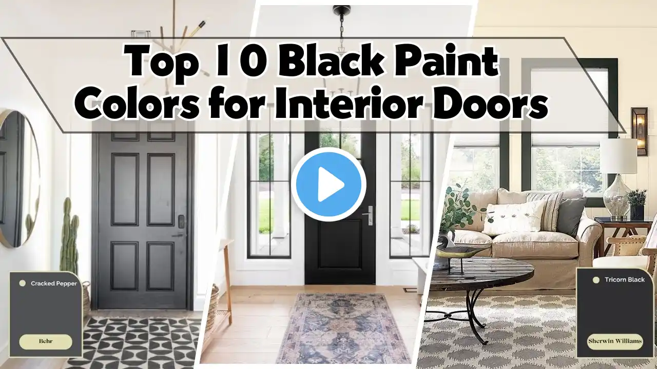 10 Best Black Interior Door Design Ideas 2024