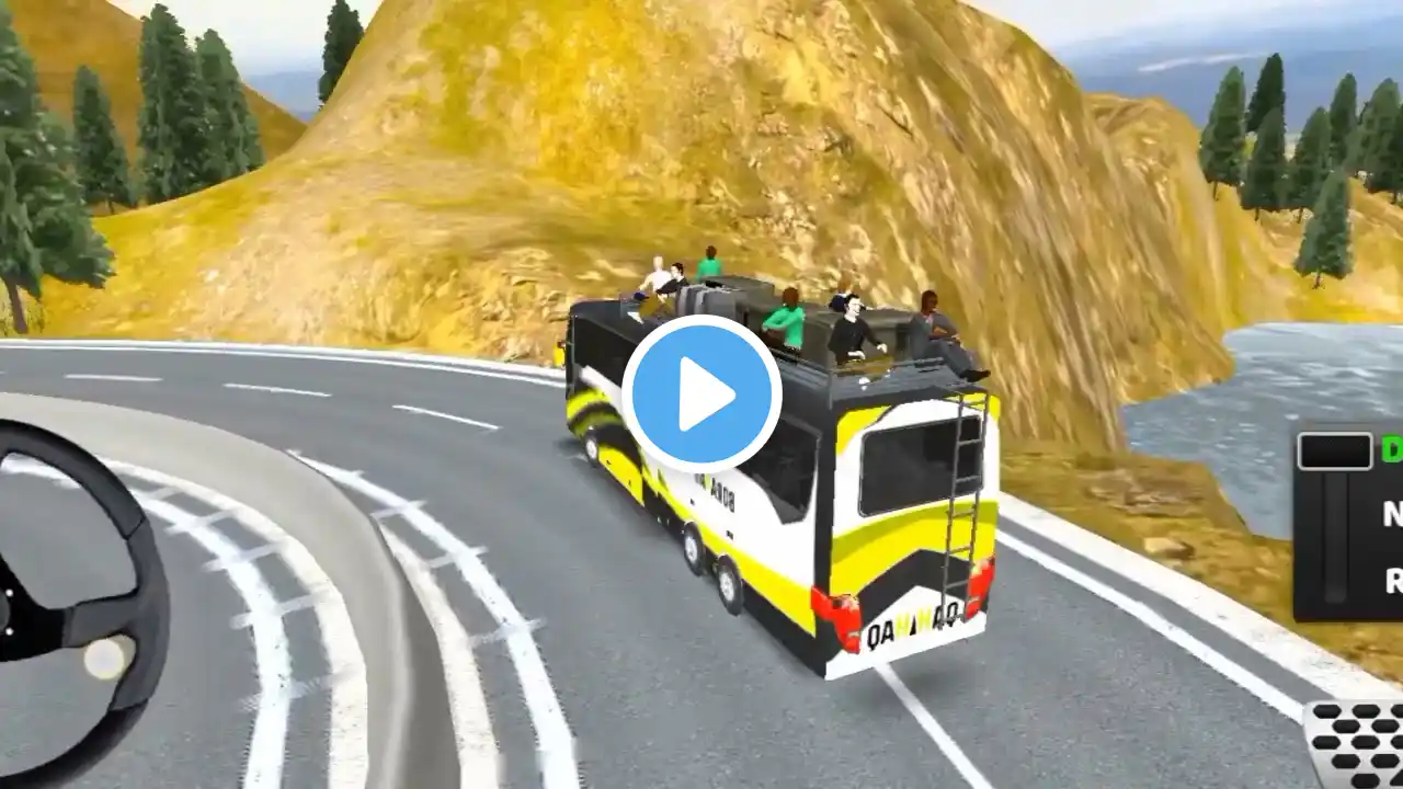 Heart-Stopping Climax: Bus Driving Simulator Level 10 Uphill Mode - The Final Countdown!