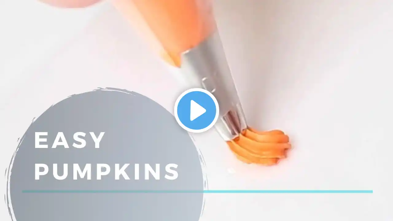 EASY Way to Make HALLOWEEN PUMPKINS (BEGINNERS) | Royal Icing Transfers