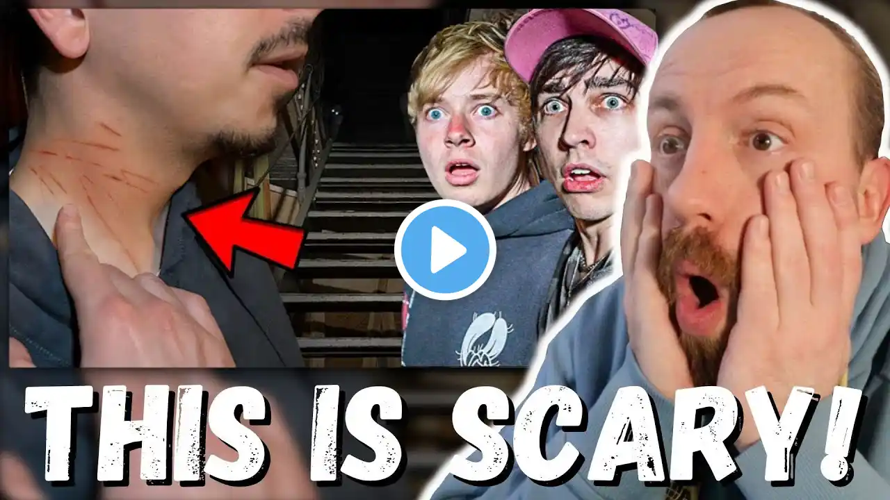 SAM AND COLBY COLLAB! FaZe Rug The Night a Demon Scratched Me. (REACTION!)