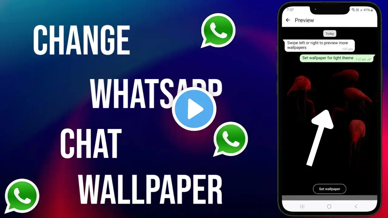 How To Change WhatsApp Chat Wallpaper | Customize Your WhatsApp Background