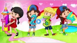 🍎🍑Learn 123 Numbers🍇🍒🍉 | English Rhymes| Nursery Rhymes for Kids| Toddlers Learning Song