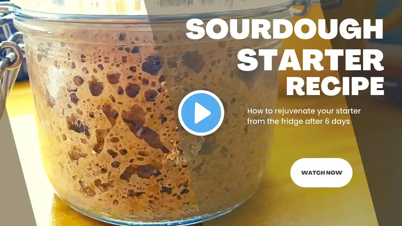 Sourdough starters for once a week bakers