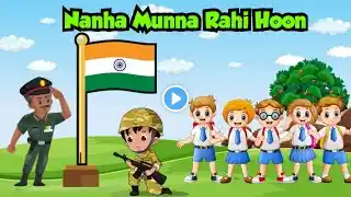 Nanha Munna Rahi Hoon|Republic Day Song|Hindi Rhymes|Hindi Balgeet|Watch and enjoy