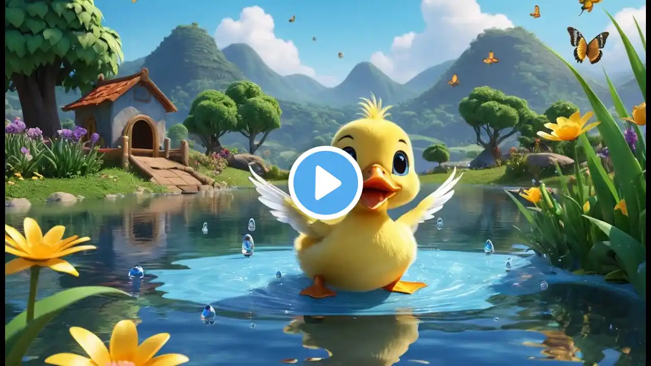 Baby Duck Quack Quack Quack Rhyme Song | Popular Nursery Rhyme | Educational Kids Songs