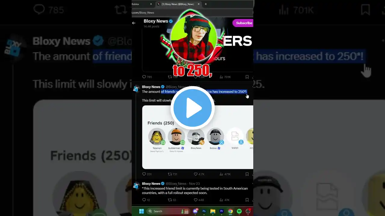 ROBLOX RAISED THE "FRIEND LIMIT"😱