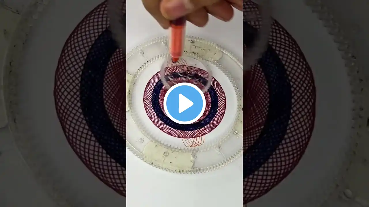 The Most Hypnotizing ASMR Spirograph Patterns #art #asmr #spirograph #shorts #2025 #youtubeshorts