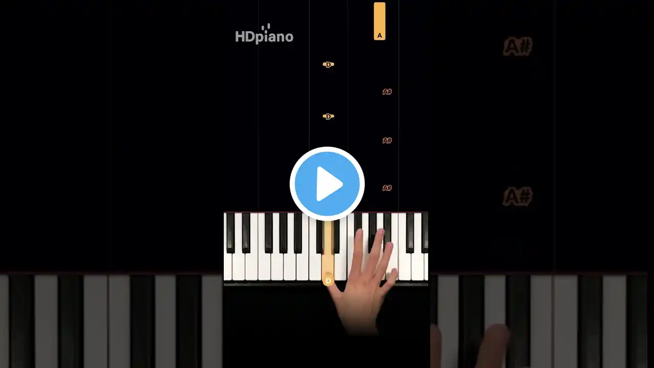 Impress on piano with 3 NOTES!! (Iconic riff) #pianotutorial #shorts