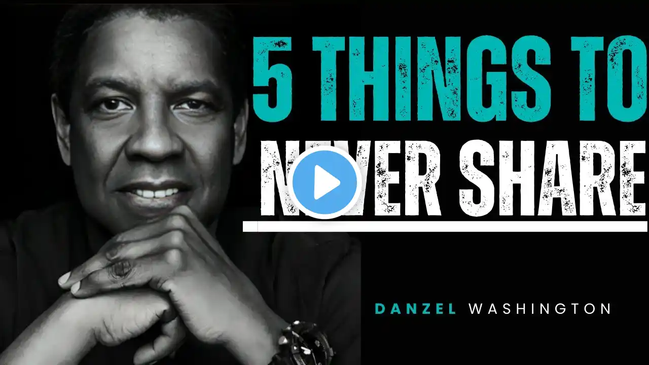 5 THINGS TO NEVER SHARE || BEST MOTIVATIONAL SPEECH