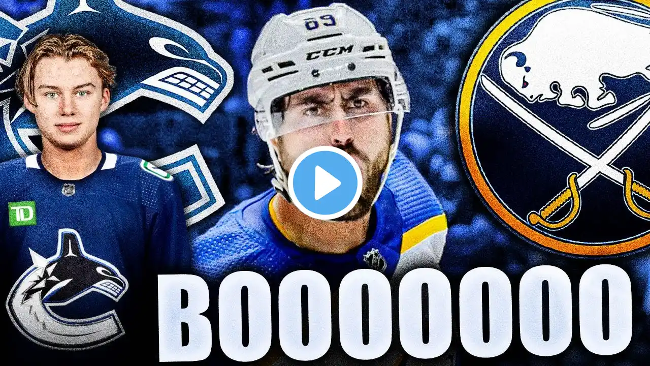 BOOOOOOOOOOOOOOOOOO (Canucks VS Buffalo Sabres, Vancouver Loses Again) NHL News Today 2022 Garland