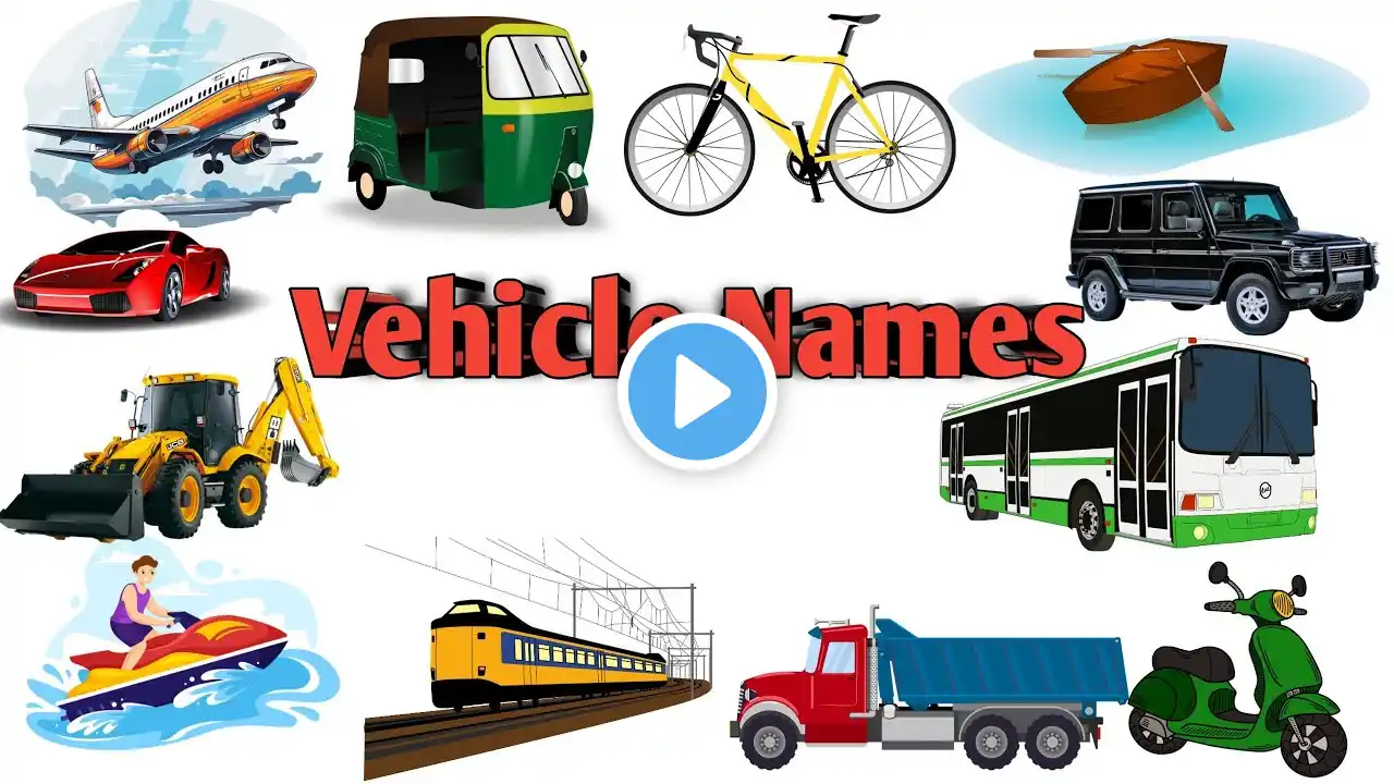 Vehicle names | vehicles name of English | vehicles vocabulary | English vocabulary  | kids English