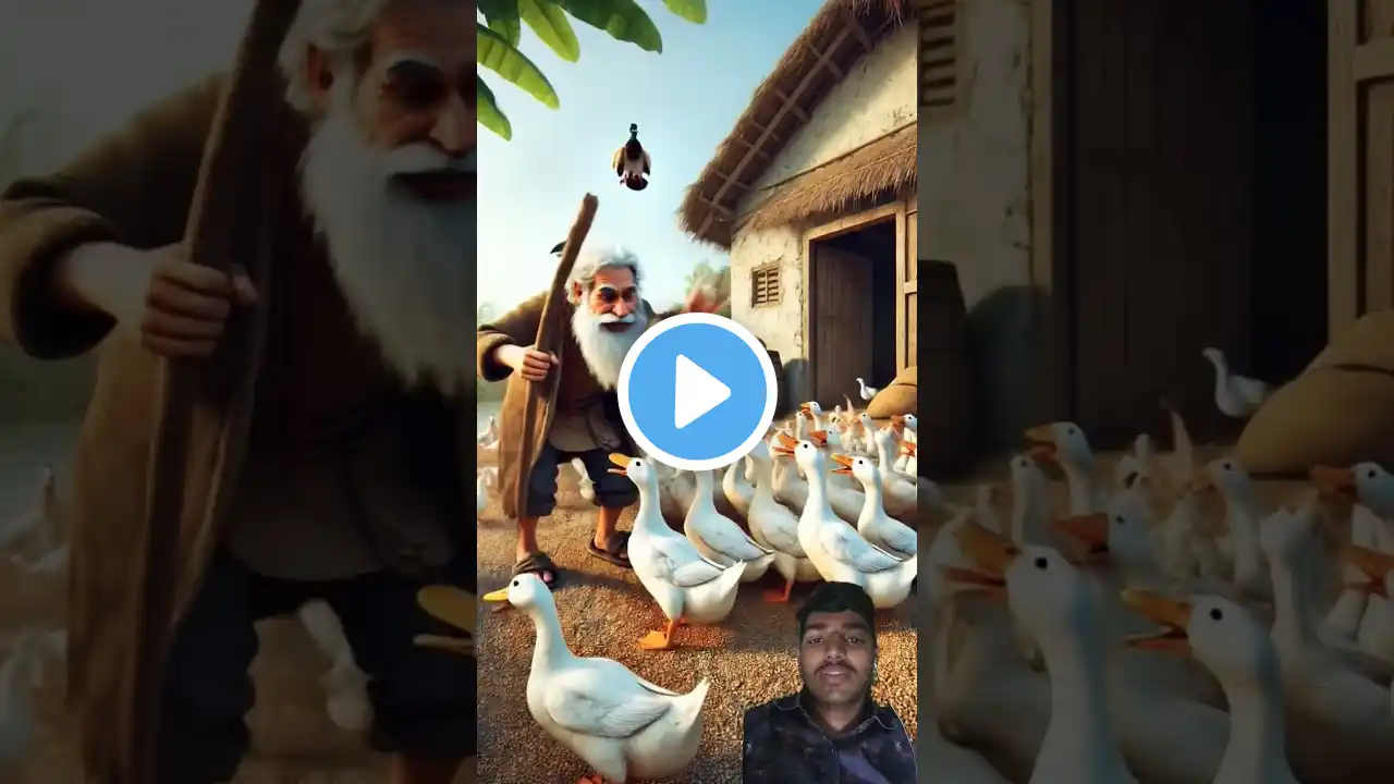 garib kishan kahani ai video #motivation #facts #moralstories #cartoon #love #pigeon #ai #duck