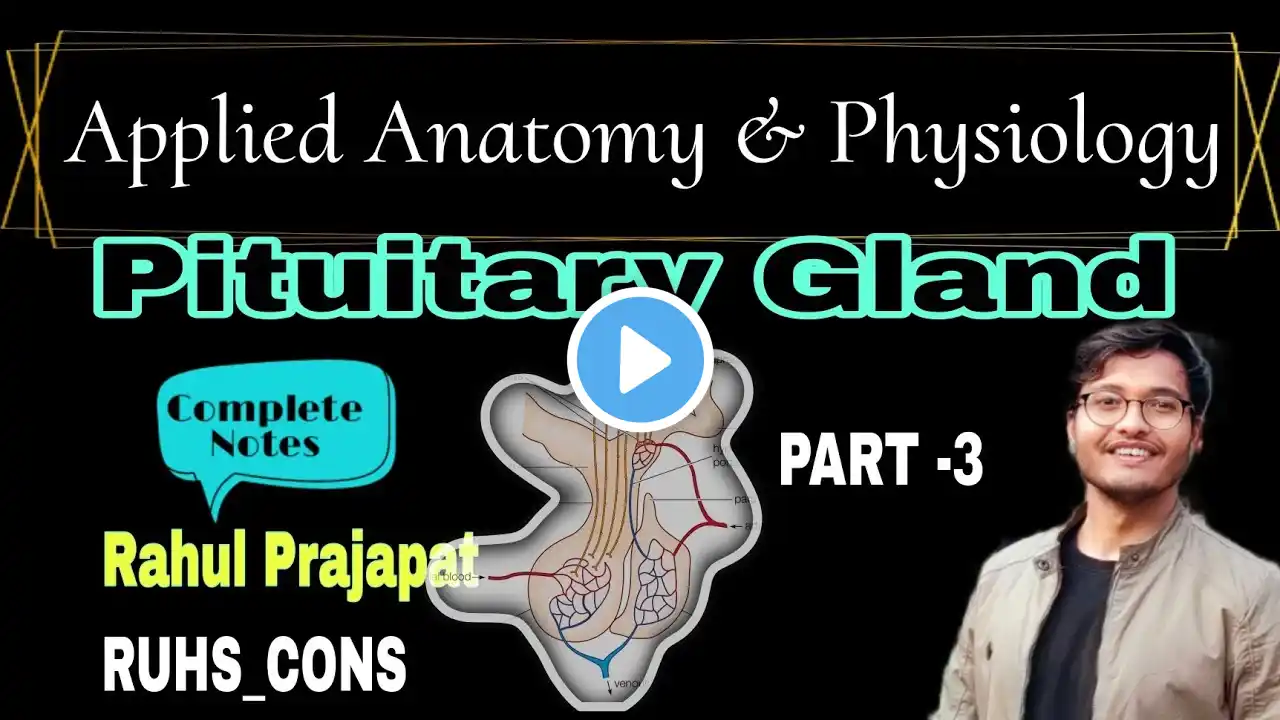 PITUITARY GLAND ANATOMY & PHYSIOLOGY #pituitarygland #nursing #bscnursing #anatomy #physiology