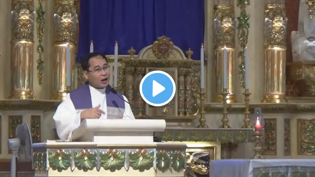 1st Series in Holy Week Homily of Rev. Fr. Joenick Territorio