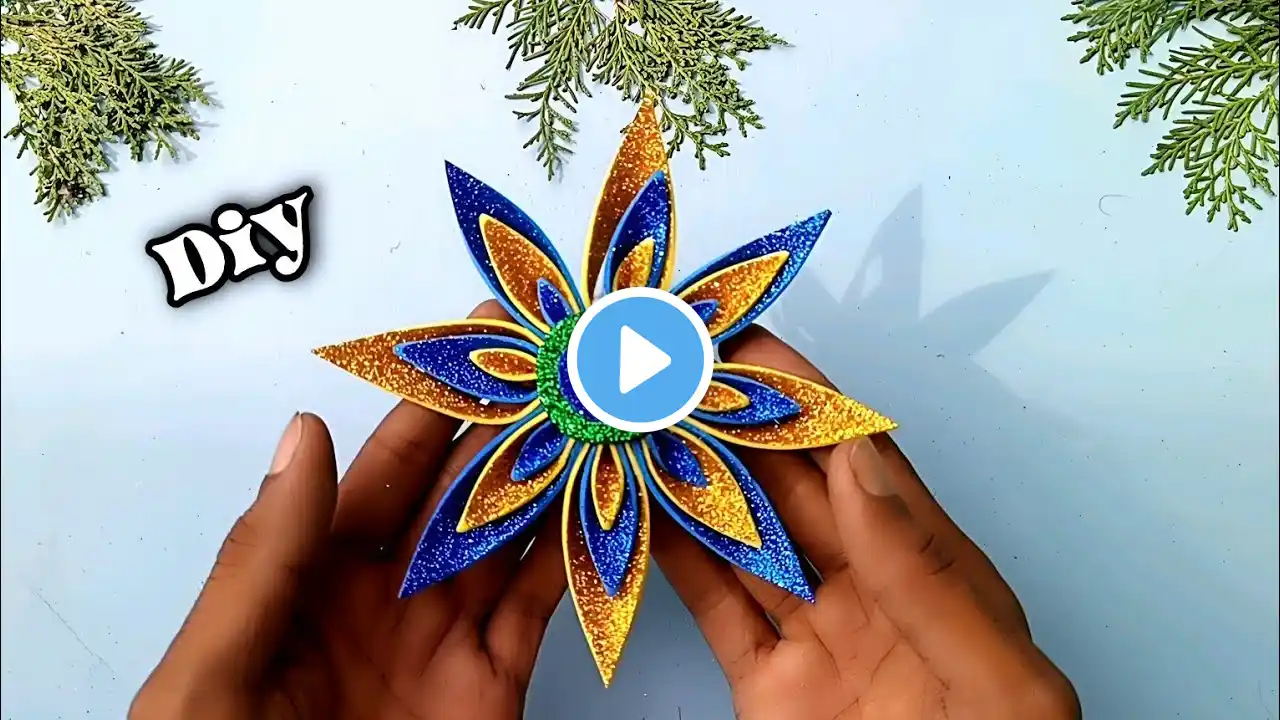Diy Christmas🌲 Decorations ideas 2024 | Paper Snowflake | Paper Craft for Christmas Decorations
