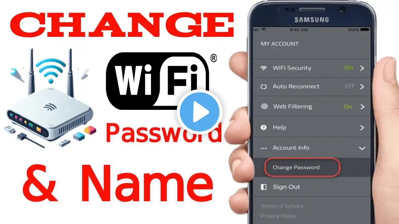 Wifi Ka Password kaise change kare 2025 | How to change wifi password in mobile |