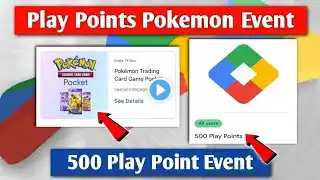 Play Points Pokémon Event |  Google Play Point 500 Redeem Code Event