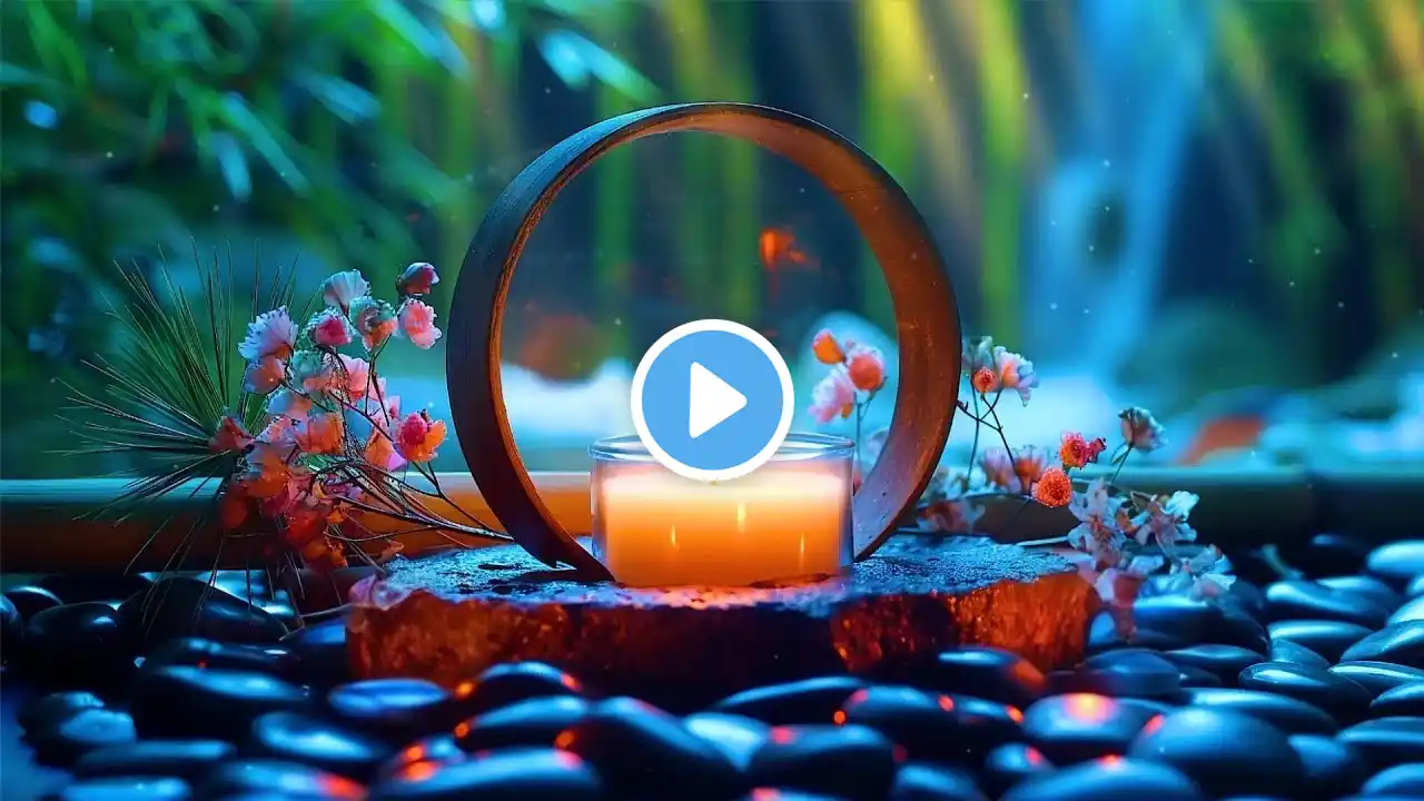 🔴 Relaxing Music and Water Sounds to Relieve Worries and Anxiety 🌿 Stress Relief