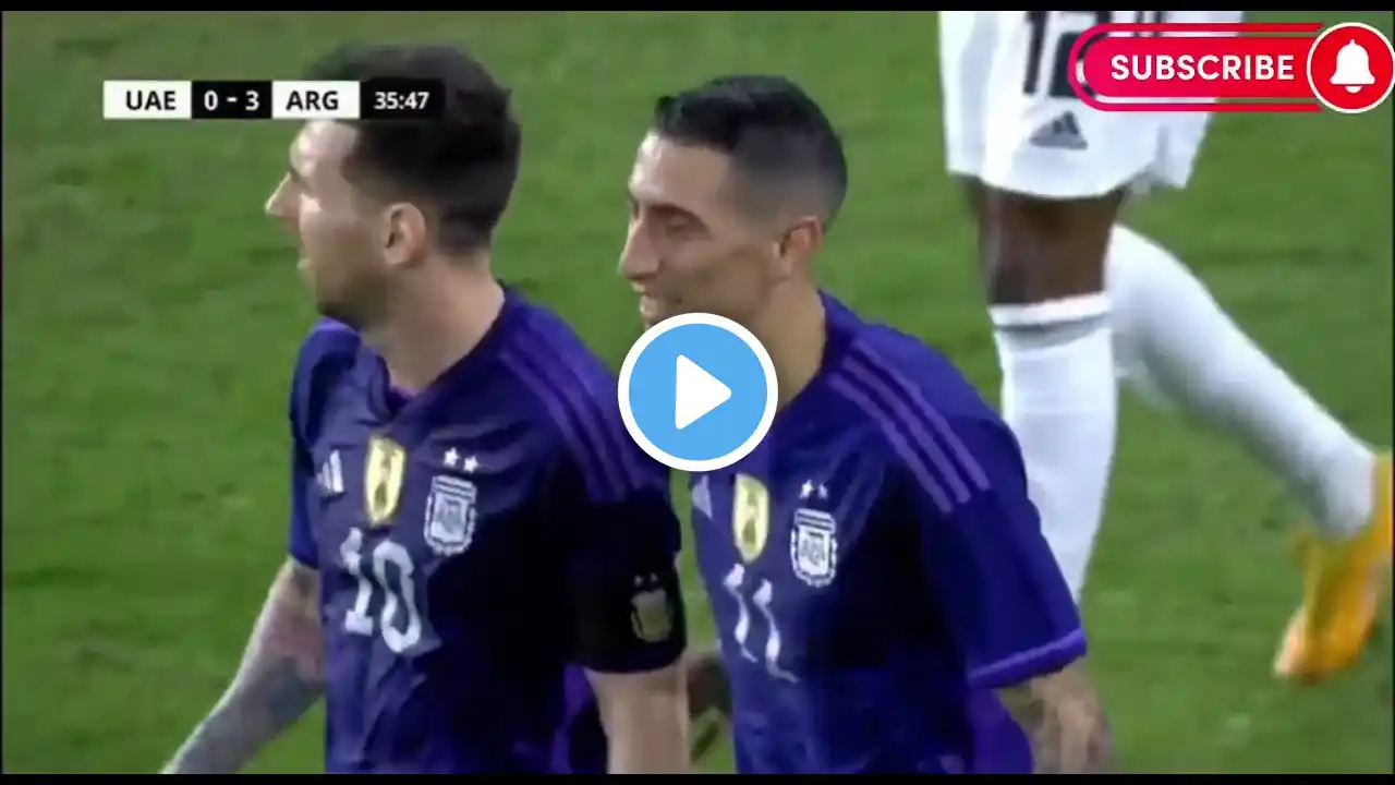 Argentina Vs UAE 5-0 All Goals And HIghlights Extended 2022 FHD