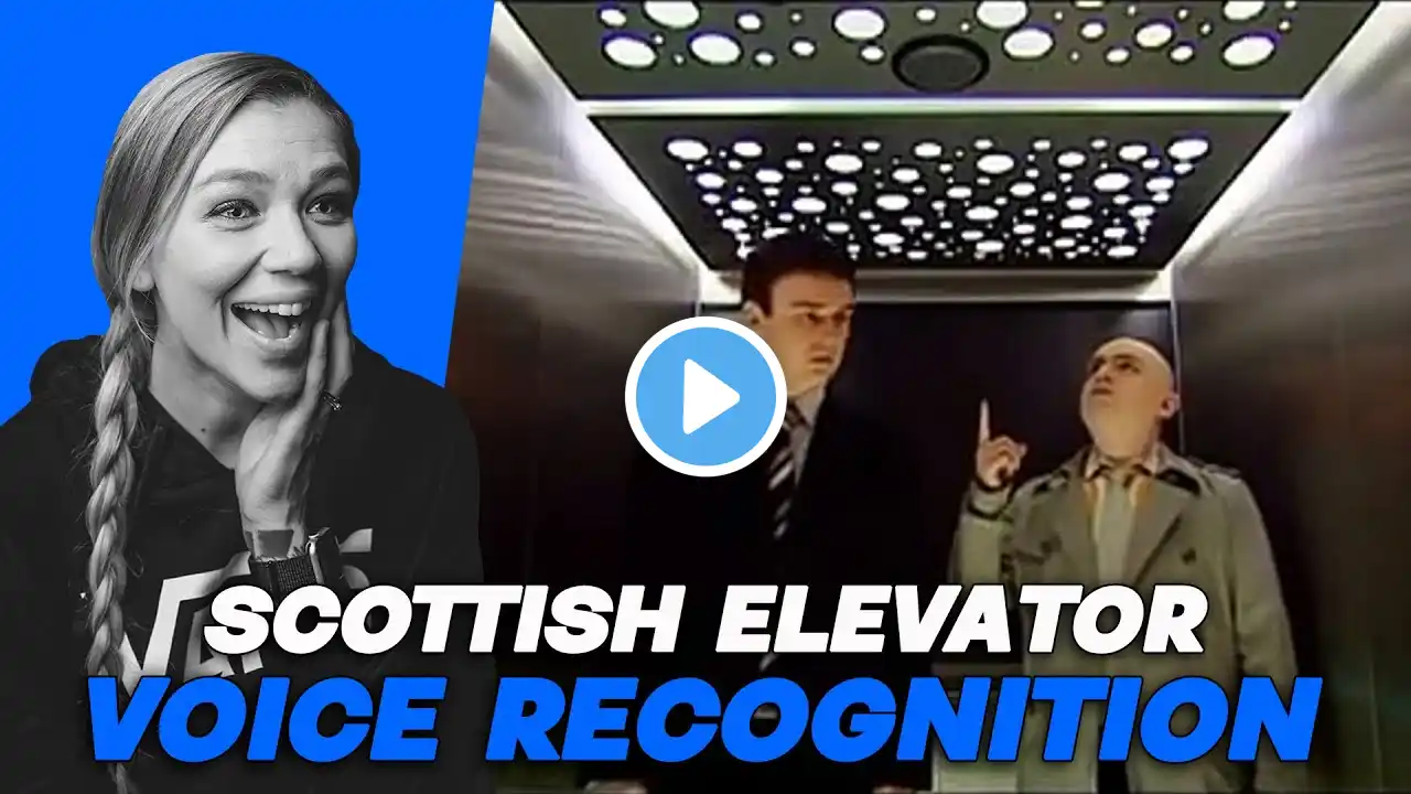 AMERICAN REACTS TO SCOTTISH ELEVATOR VOICE RECOGNITION | AMANDA RAE