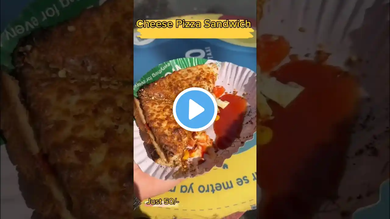 Spicy Cheese pizza sendwich#food #streetfood #fyp #ttrendingshorts #shorts #shortfeed #youtubeshorts