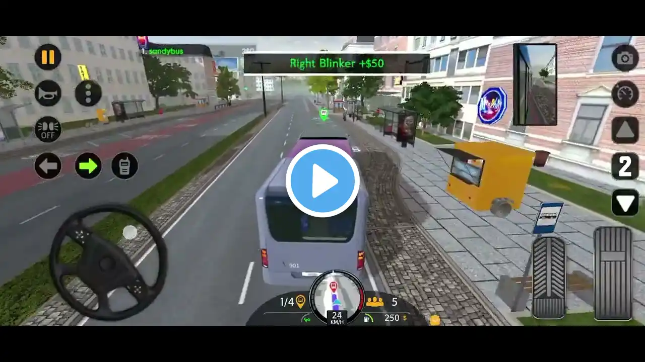 BUS simulator EVO Game play , Berlin city