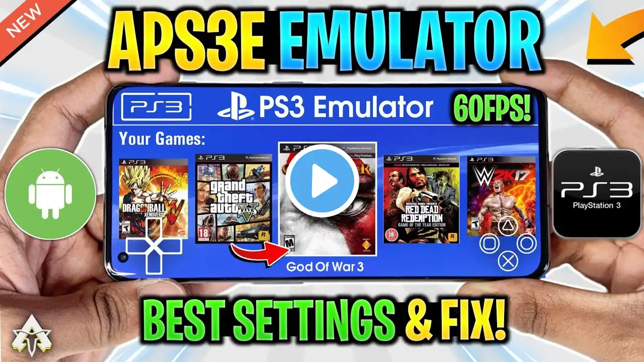 APS3e Emulator Android BEST Settings! FIX Graphics/Crash/Lag & All Issues | PS3 Emulator Android