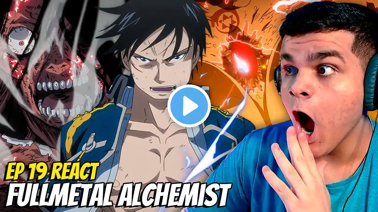 SOLOU! MUSTANG VS LUXÚRIA! ASSISTINDO FULLMETAL ALCHEMIST: BROTHERHOOD PELA PRIMEIRA VEZ EP 19 REACT