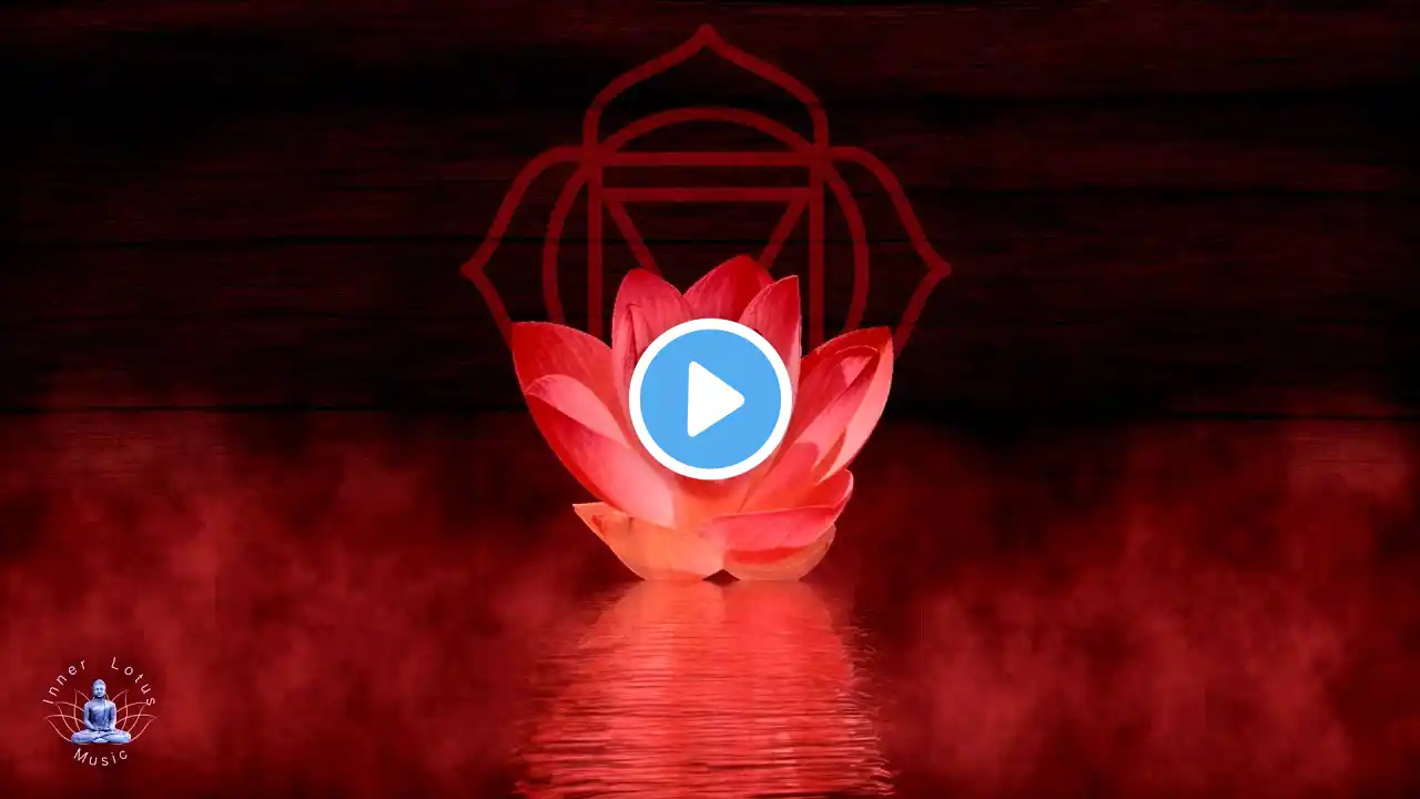 Root Chakra Peaceful Healing Meditation Music | Crystal Singing Bowl | “Flute & Water”- Series