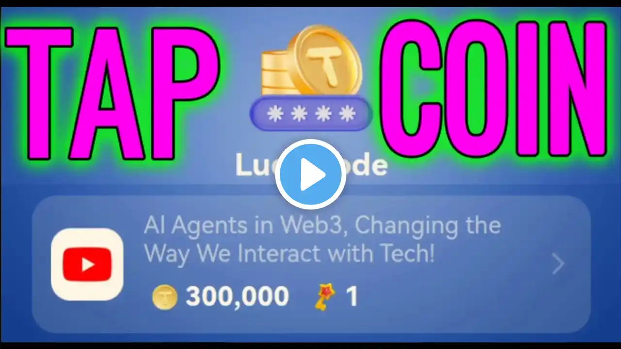 Tapcoins lucky code AI Agents in Web3, Changing the Way We Interact with Tech! easy science NTU