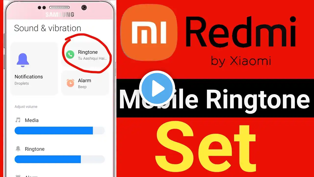 mi redmi mobile me ringtone kaise set kare | how to set ringtone mi phone | redmi phone ringtone set