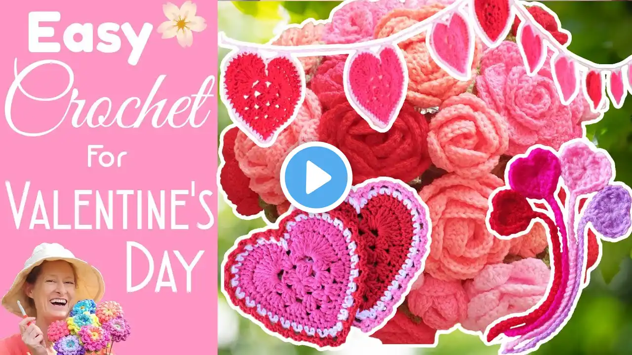 Crochet Gift Ideas for Valentine's Day - Fast & Easy Crochet Gifts!