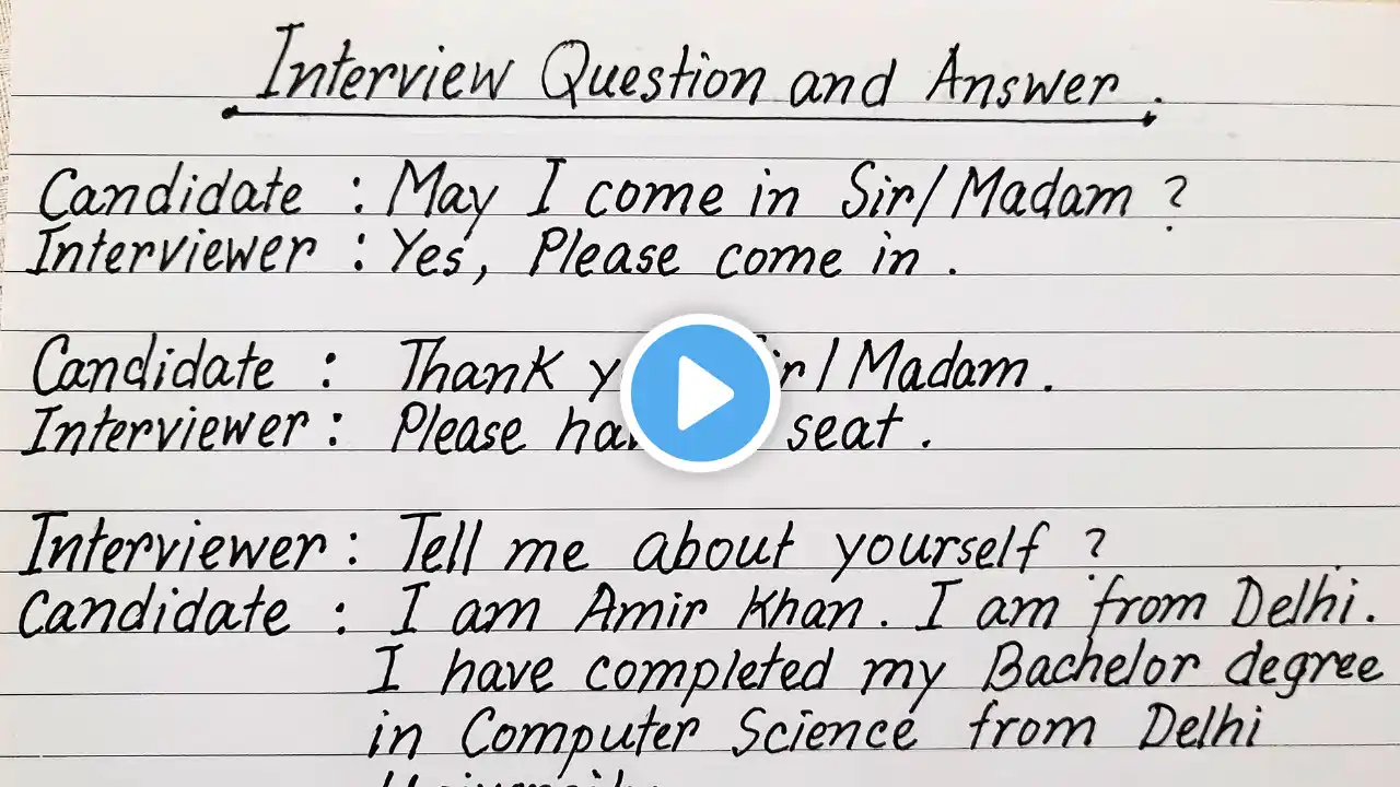 Interview preparation | Job interview questions and answers | MANHA EDUCATION