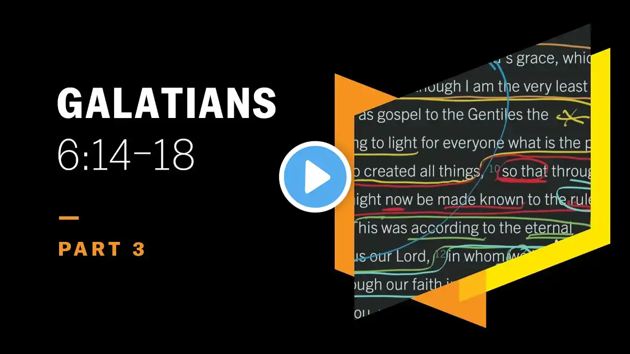 Did Paul Really Boast Only in the Cross? Galatians 6:14–18, Part 3