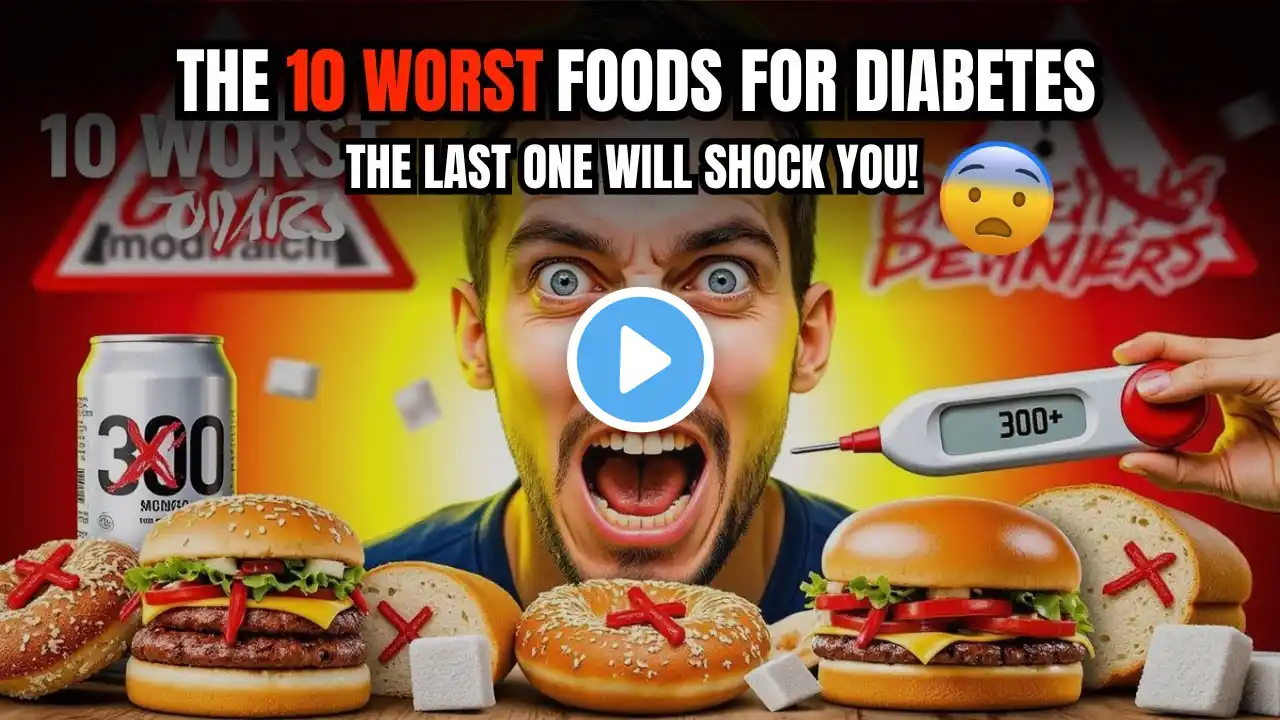 10 FOODS THAT SPIKE YOUR BLOOD SUGAR! 🚨 AVOID NOW!