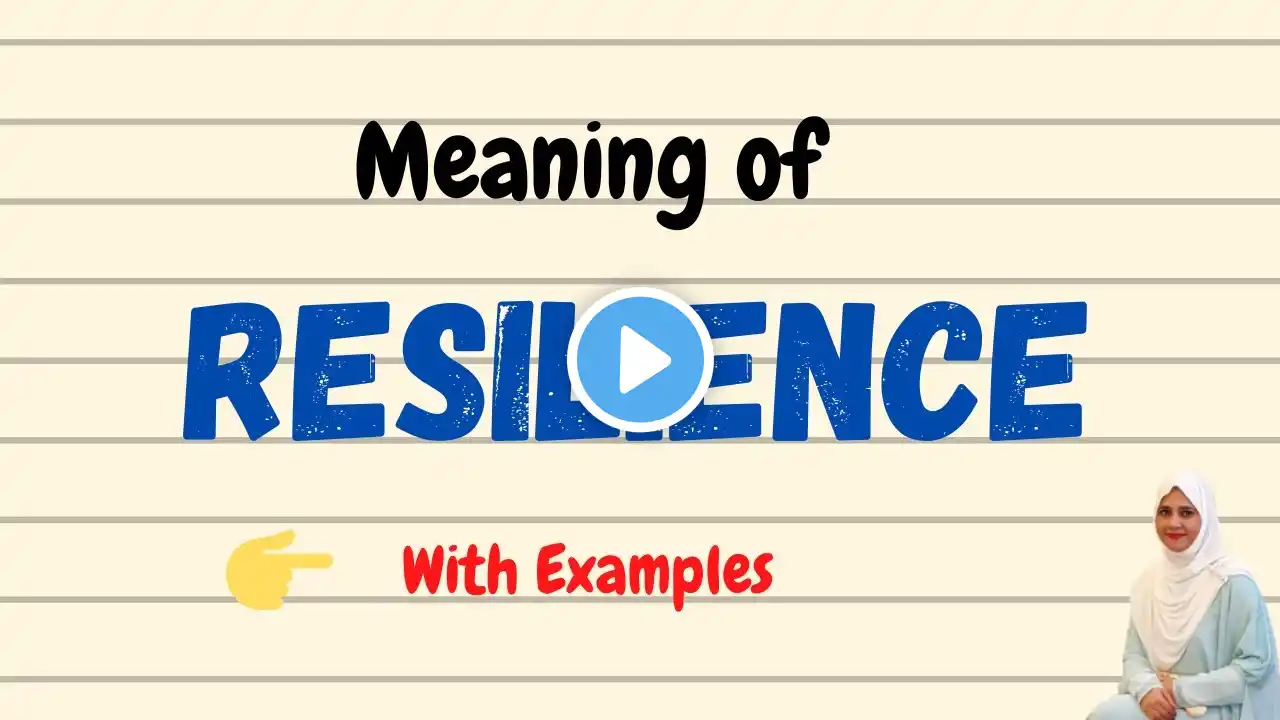 Daily vocabulary | Resilience Meaning | Vocabgram